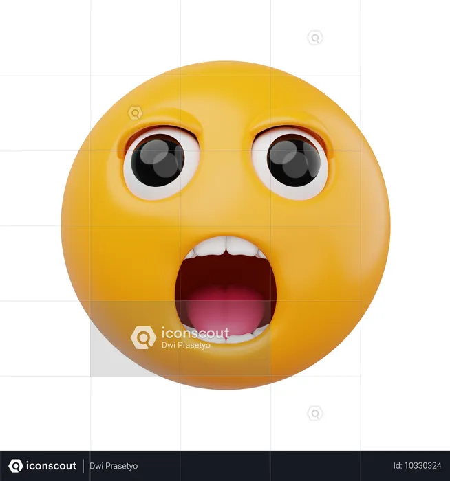 Guau Emoji 3D Icon