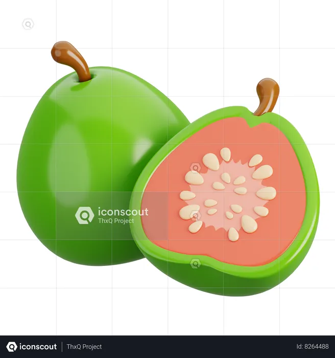 Guava  3D Icon