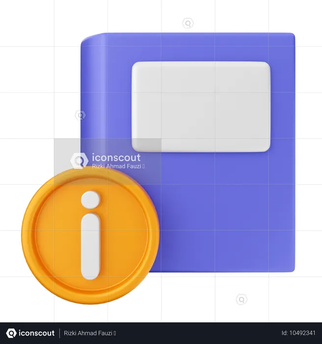 Guía de ayuda para libros  3D Icon