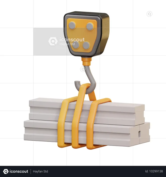 Guindaste de construção  3D Icon