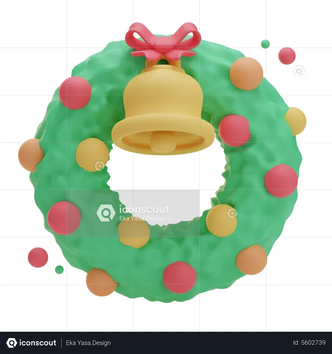 Guirlanda de natal  3D Icon