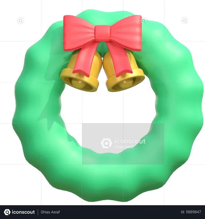 Guirlanda de natal  3D Icon