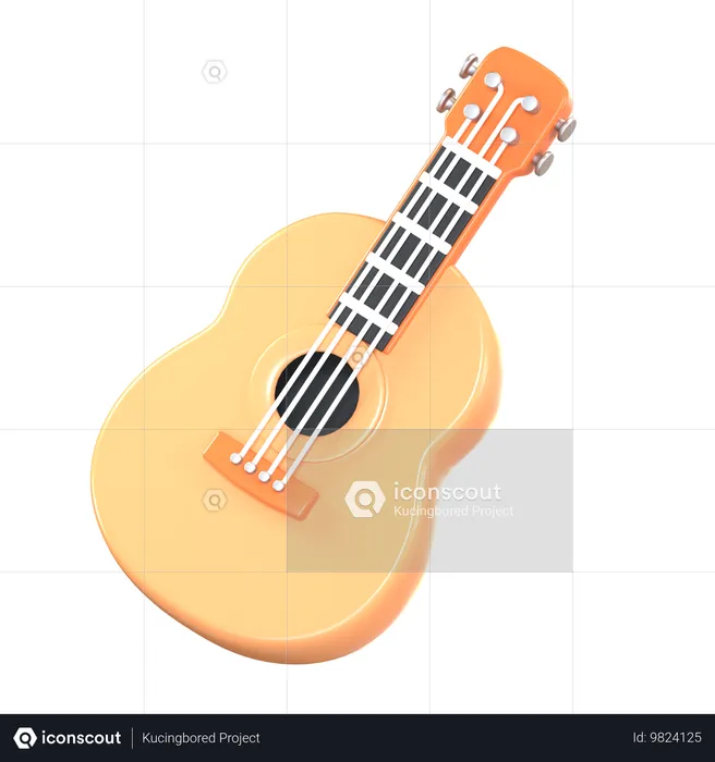 GUITAR  3D Icon