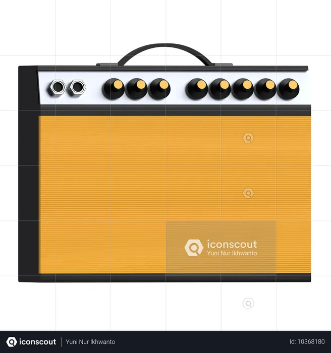 Guitar Amplifier  3D Icon