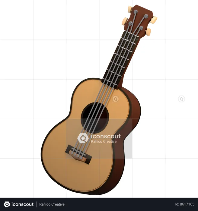 Guitare  3D Icon