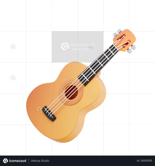 Guitare  3D Icon