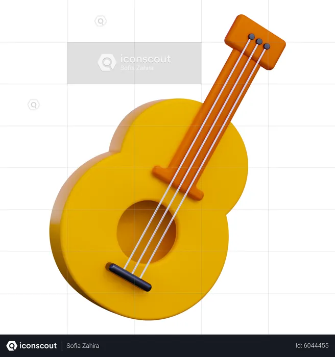 Guitare  3D Icon