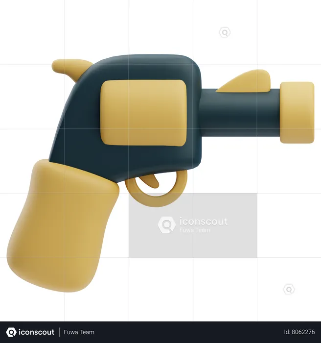 Gun  3D Icon