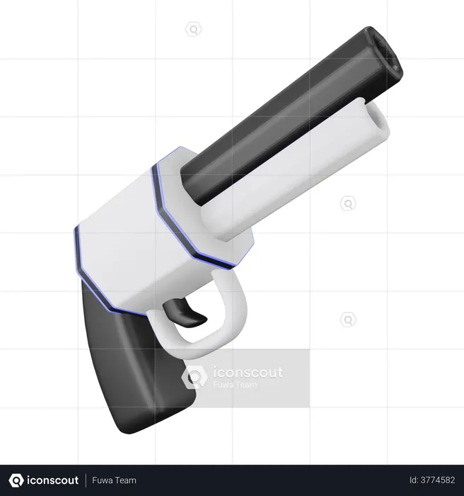 Gun  3D Illustration