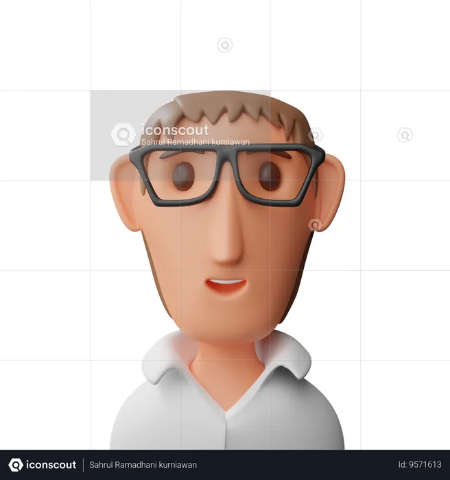 Guy avatar  3D Icon