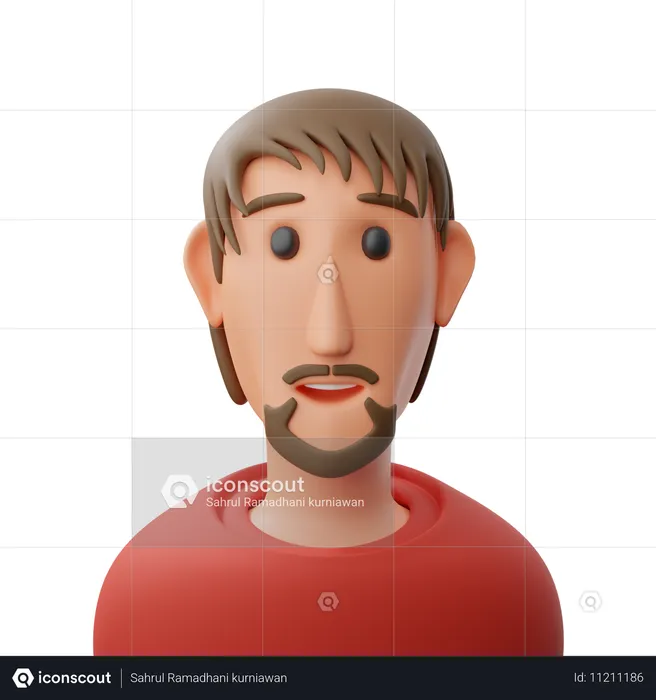 Guy avatar  3D Icon