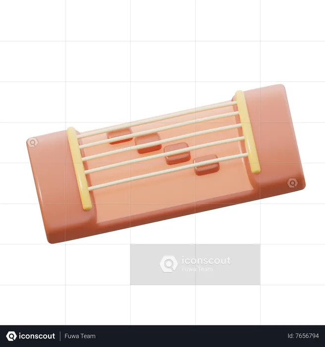 Guzheng  3D Icon