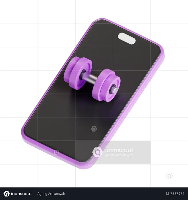 Gym App  3D Icon
