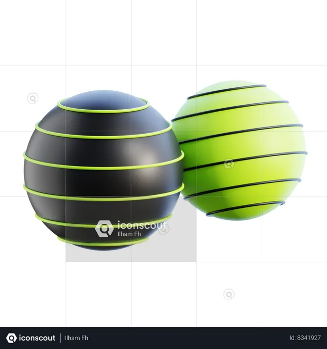 Gym ball  3D Icon
