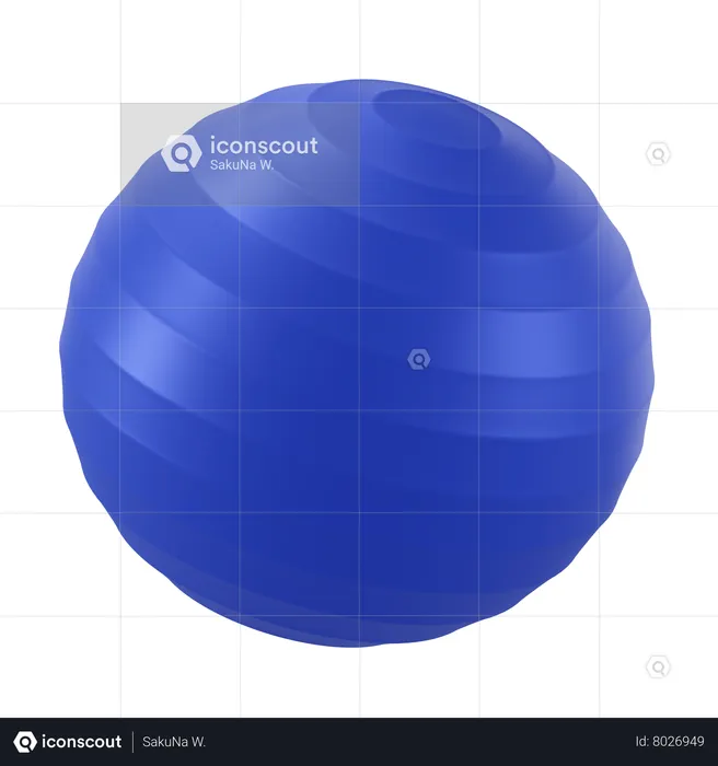 Gym Ball  3D Icon