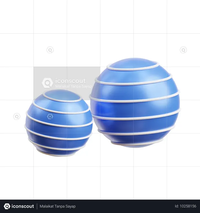 Gym ball  3D Icon
