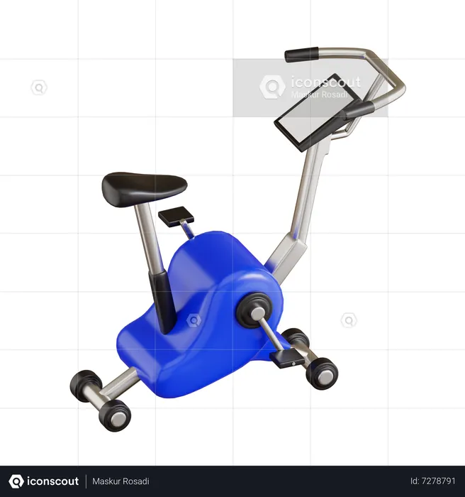 Gym Bicycle  3D Icon