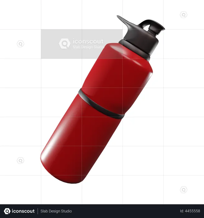 Gym Bottle  3D Illustration