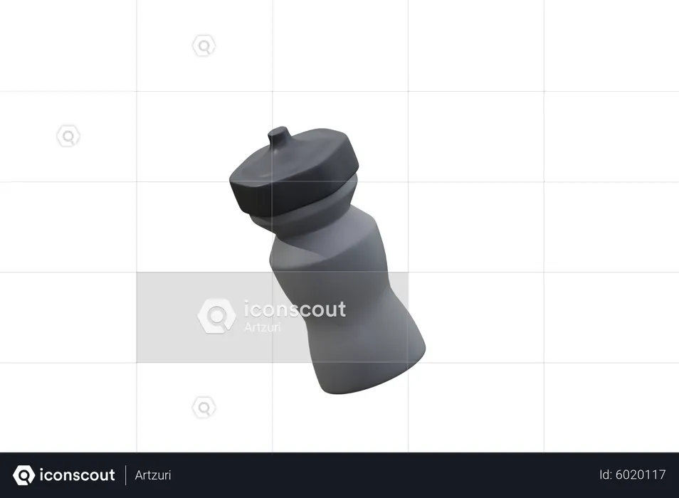 Gym Bottle  3D Icon