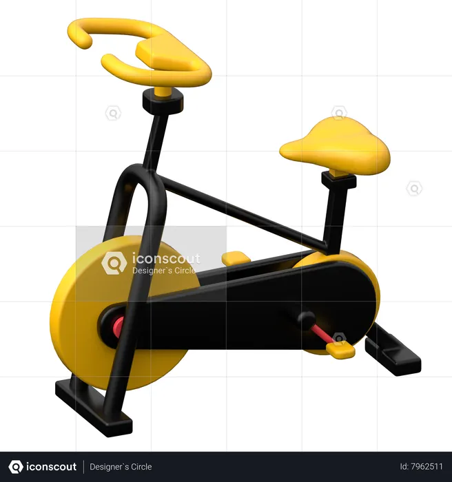 Gym Cycle  3D Icon