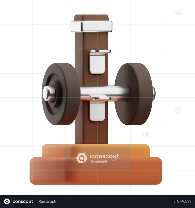 Gym Equipment  3D Icon