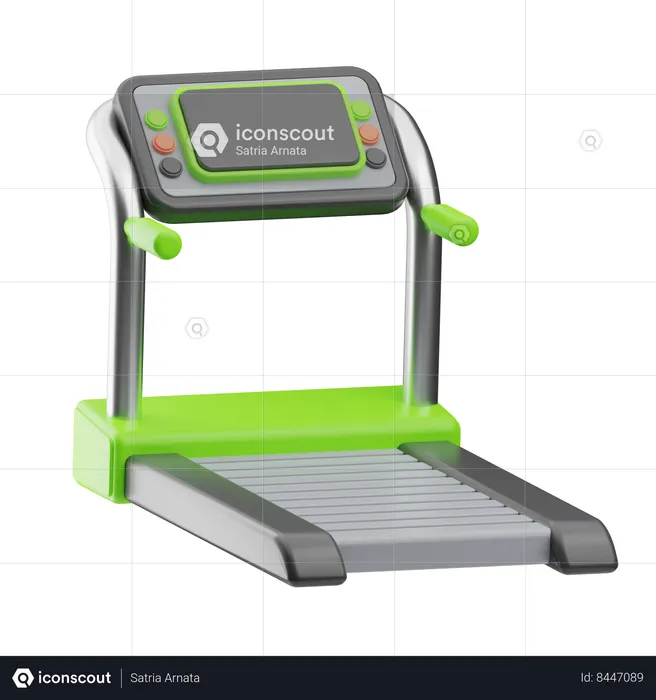 Gym Equipment Tredmill  3D Icon