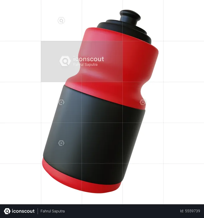 Gym Fitness Water Bottle  3D Icon