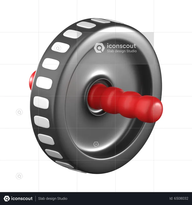 Gym Roller  3D Icon