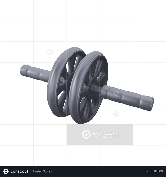 Gym Roller  3D Icon