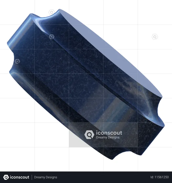 Gym Roller Shape  3D Icon