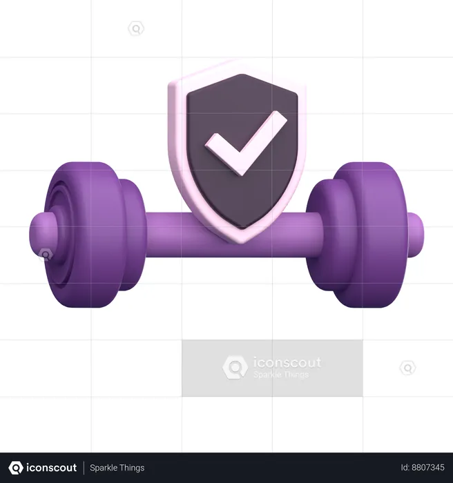 Gym Safety  3D Icon