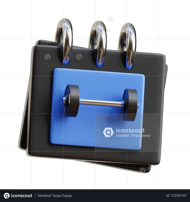 Gym schedule  3D Icon