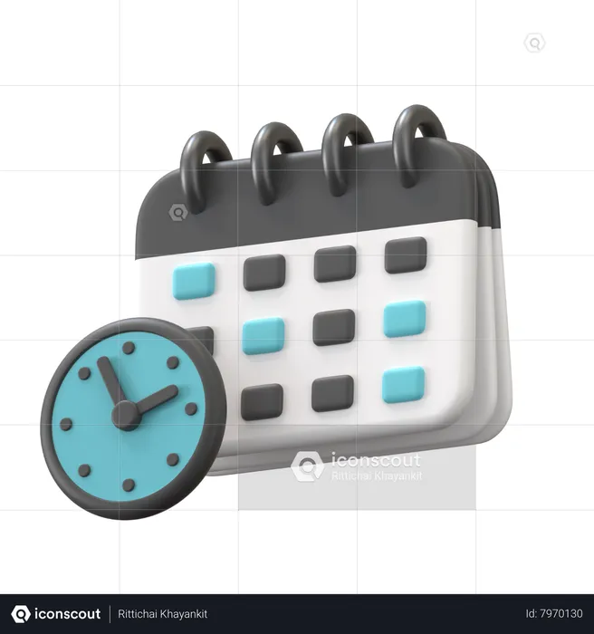 Gym Schedule  3D Icon