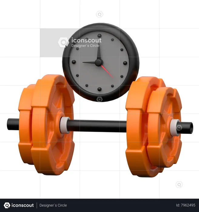 Gym Time  3D Icon