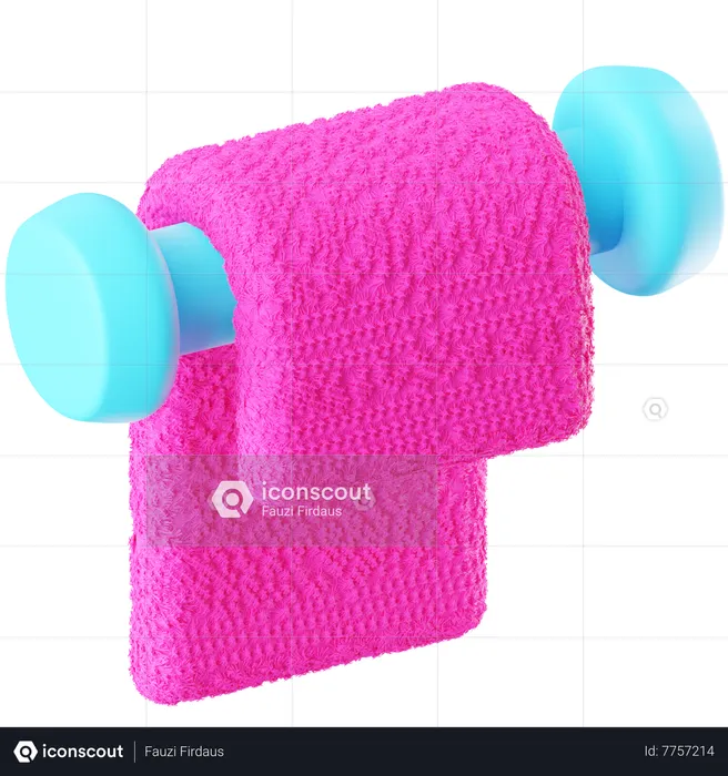 Gym Towel  3D Icon