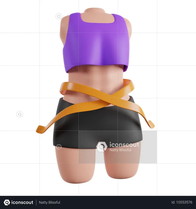 Gym Woman  3D Icon