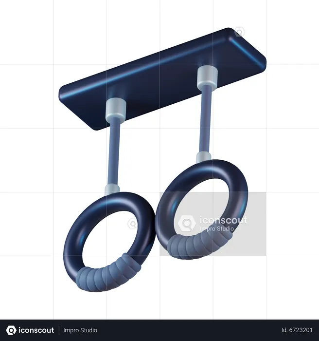 Gymnastic Ring  3D Icon