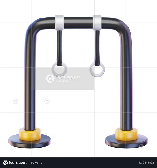 体操用つり輪  3D Icon