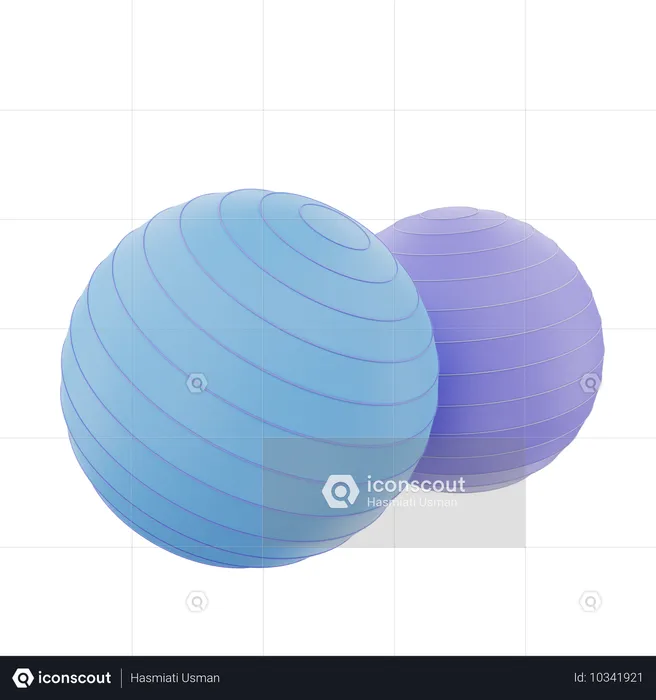 Gymnastikball  3D Icon