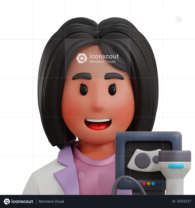 Gynecologist  3D Icon