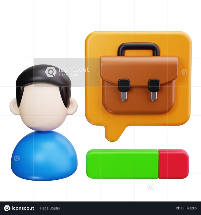 Habilidades de los empleados  3D Icon