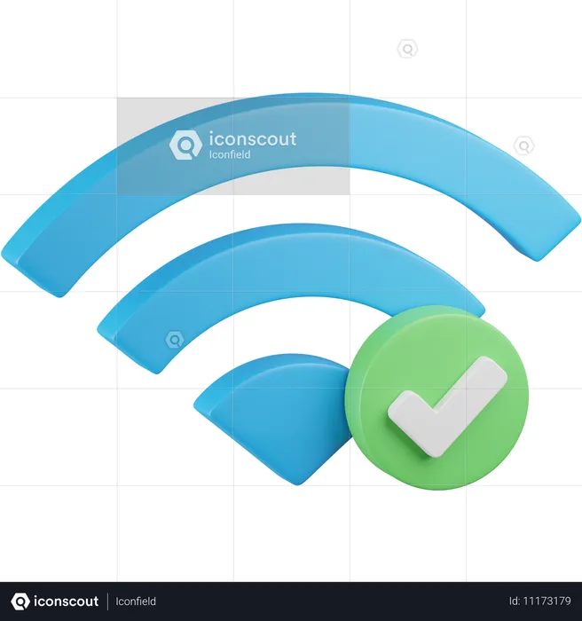 Wi-Fi habilitado  3D Icon