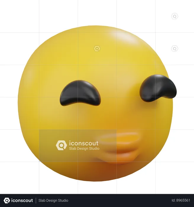 Emoji haciendo pucheros Emoji 3D Icon