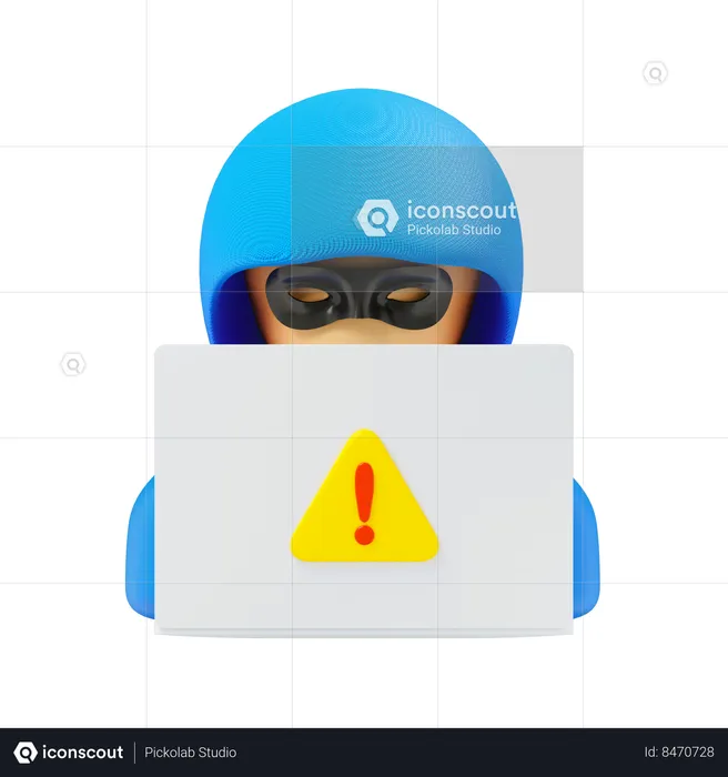 Hacker  3D Icon