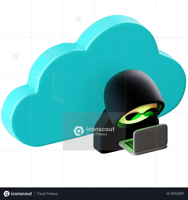 Hacker  3D Icon