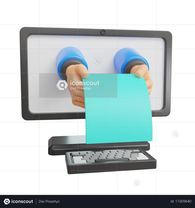 Hacking  3D Icon