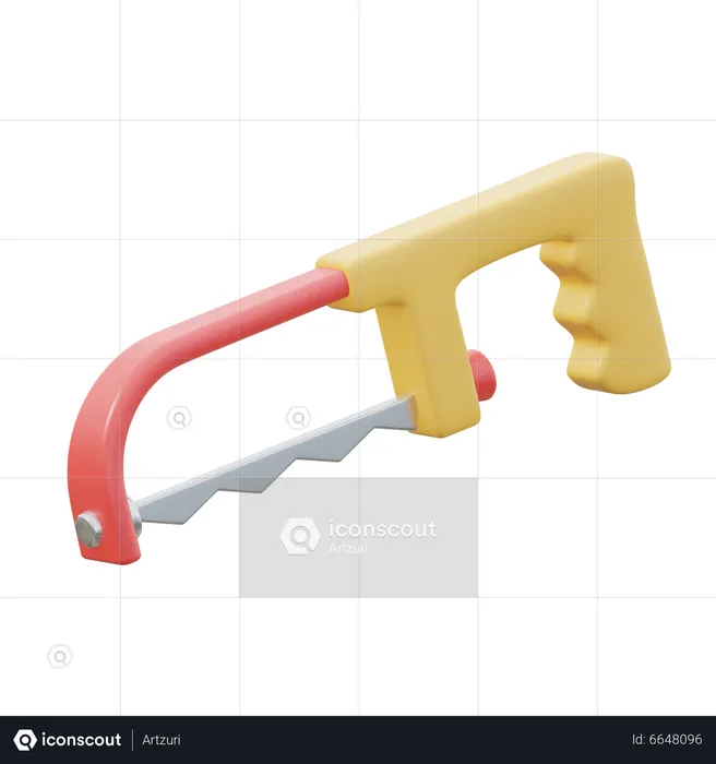 Hacksaw  3D Icon