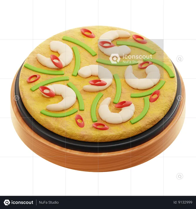 Haemul pajeon  3D Icon