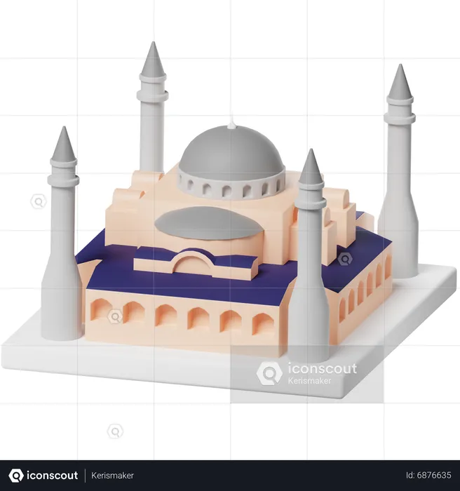 Hagia Sophia  3D Icon