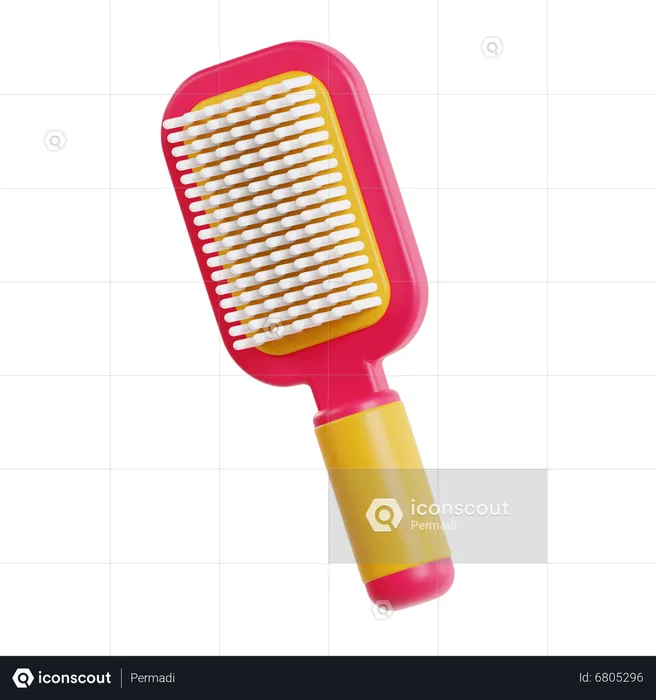 Hair Brush  3D Icon